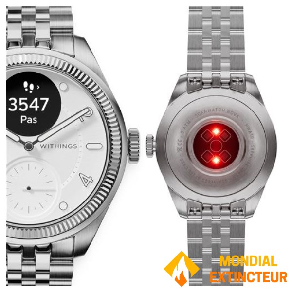 Withings - Montre connectée ScanWatch Nova Brilliant gris