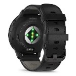Garmin - Montre connectée Venu 3, Gray avec bracelet cuir noir