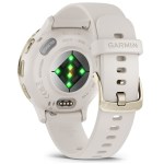 Garmin - Montre connectée Venu 3S - Soft Gold bracelet ivoire