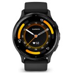 Garmin - Montre connectée Venu 3 45 mm Gray avec bracelet noir