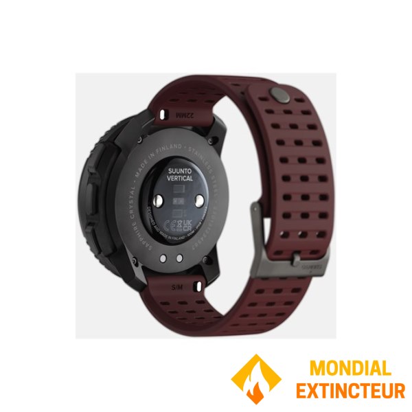 Suunto - Montre connectée Vertical stainless steel ruby