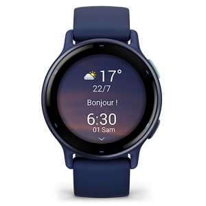 Garmin - Montre connectée Vivoactive 5 - Metallic Blue
