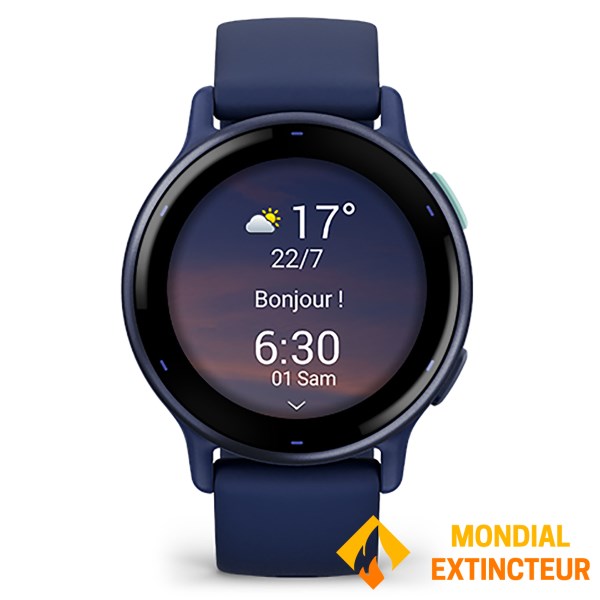 Garmin - Montre connectée Vivoactive 5 - Metallic Blue