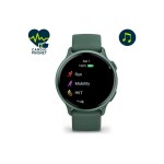 Garmin - Montre connectée  Vivoactive 6 - Metallic Jasper Green