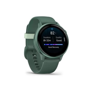 Garmin - Montre connectée  Vivoactive 6 - Metallic Jasper Green