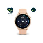Garmin - Montre connectée Vivoactive 6 - Metallic Pink pêche