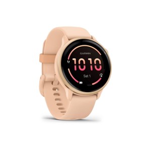 Garmin - Montre connectée Vivoactive 6 - Metallic Pink pêche