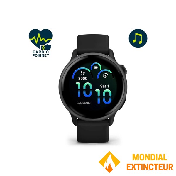 Garmin - Montre connectée Vivoactive 6 - Noir