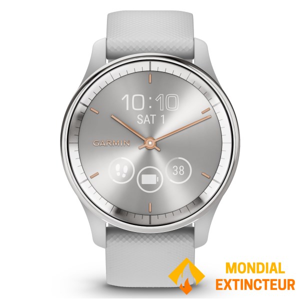 Garmin - Montre connectée  Vivomove Trend, Silicone gris