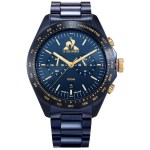 Le Coq Sportif - Montre Coq d’OR CHRONO 42 MM-METAL BLEU