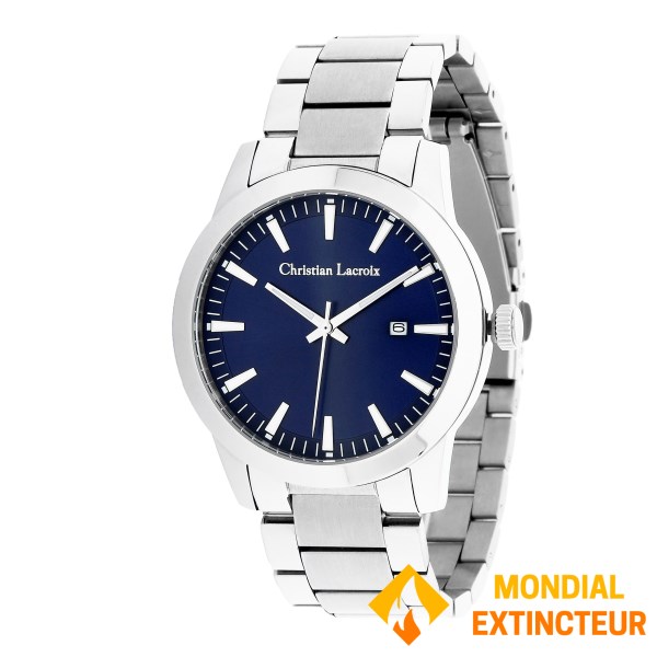Christian Lacroix - Montre homme Astrum Chrome / Navy
