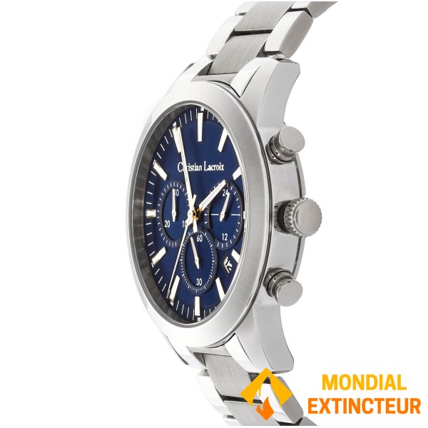 Christian Lacroix - Montre homme Astrum Chrome / Navy