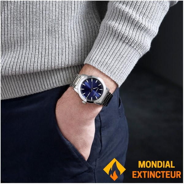 Christian Lacroix - Montre homme Astrum Chrome / Navy