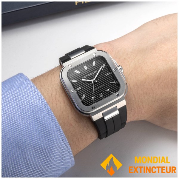 Herbelin - Montre homme  Automatique Cap Camarat square - Noir