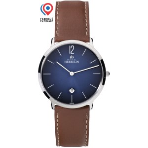 Herbelin - Montre homme City cuir brun