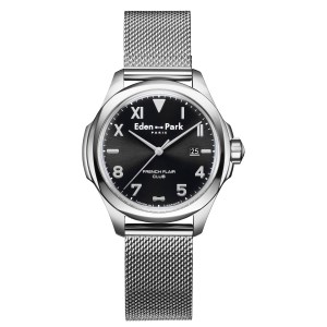 Eden Park - Montre homme Club Acier Argenté 42mm