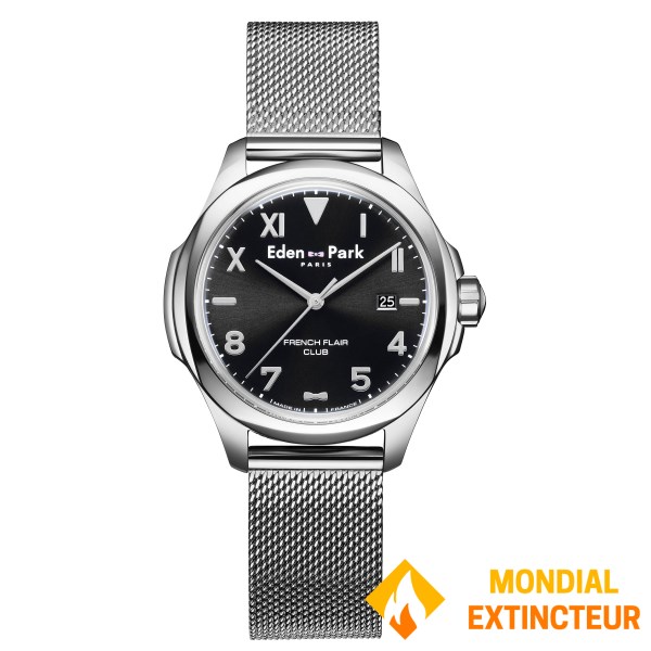 Eden Park - Montre homme Club Acier Argenté 42mm