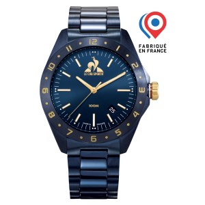Le Coq Sportif - Montre homme Coq d’Or - Acier - Bleu