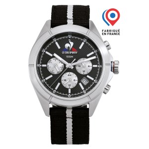 Le Coq Sportif - Montre homme Essentiel - Nylon - Noir