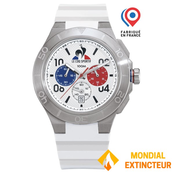 Le Coq Sportif - Montre homme Intégrée - Blanc