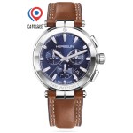 Herbelin - Montre homme Newport 40 mm cuir marron
