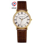 Herbelin - Montre homme Sonates 34 mm cuir marron