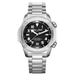 Eden Park - Montre homme Sport acier argenté 43mm