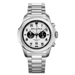 Eden Park - Montre homme Sport en Acier Argenté 43mm