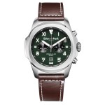 Eden Park - Montre homme Sport en Cuir Marron 43 mm