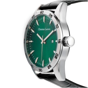 Christian Lacroix - Montre Tempus noir/ vert
