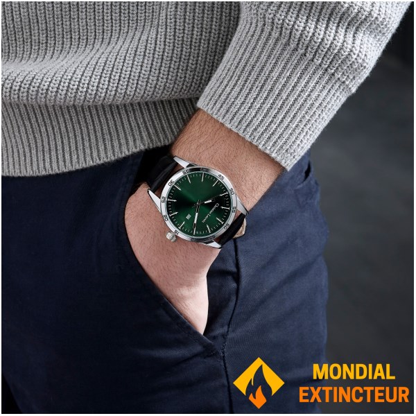 Christian Lacroix - Montre Tempus noir/ vert