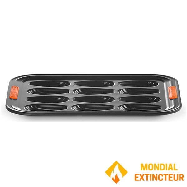 Le Creuset - Moule à 12 madeleines   Coloris : Acier Noir