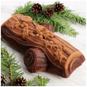 Nordic Ware - Moule à gâteau  Bûche de Noël Silver