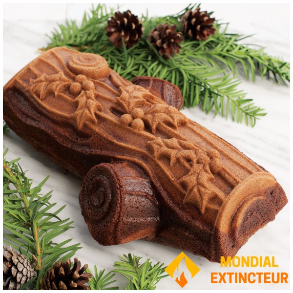 Nordic Ware - Moule à gâteau  Bûche de Noël Silver