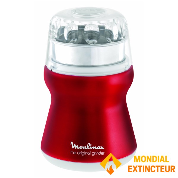 Moulinex - Moulin à café Dheli - rouge
