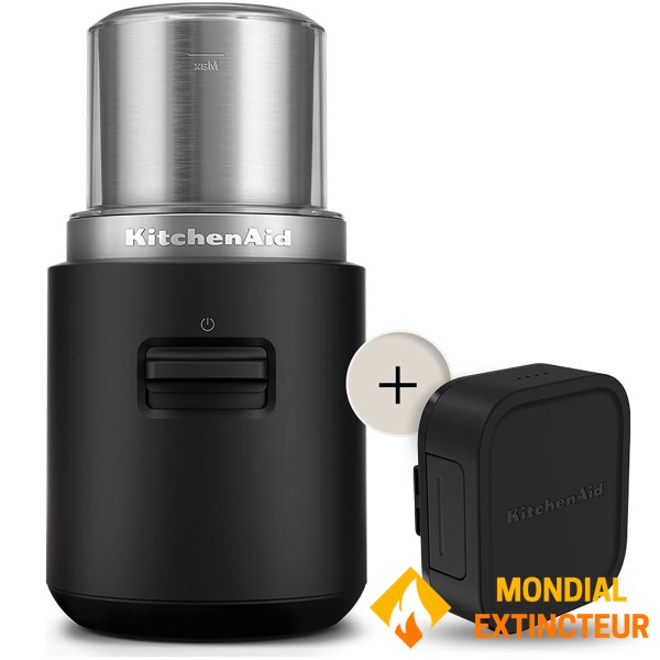 KitchenAid - Moulin à café sans fil KITCHENAID GO noir mat