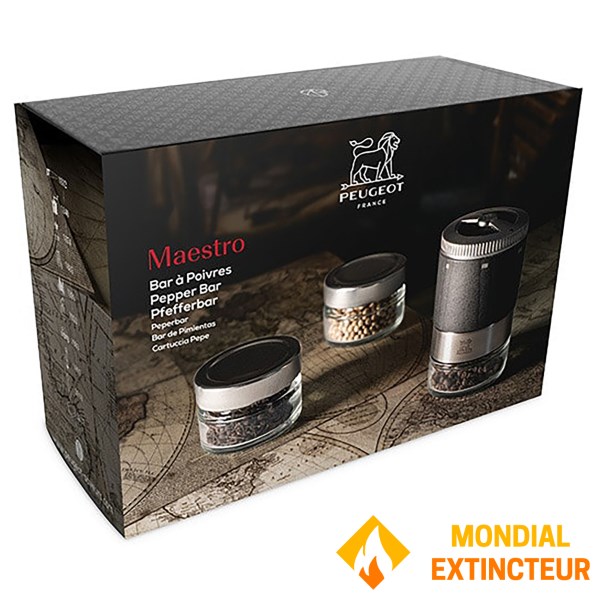 Peugeot PSP - Moulin à poivres Coffret Maestro - 10 cm