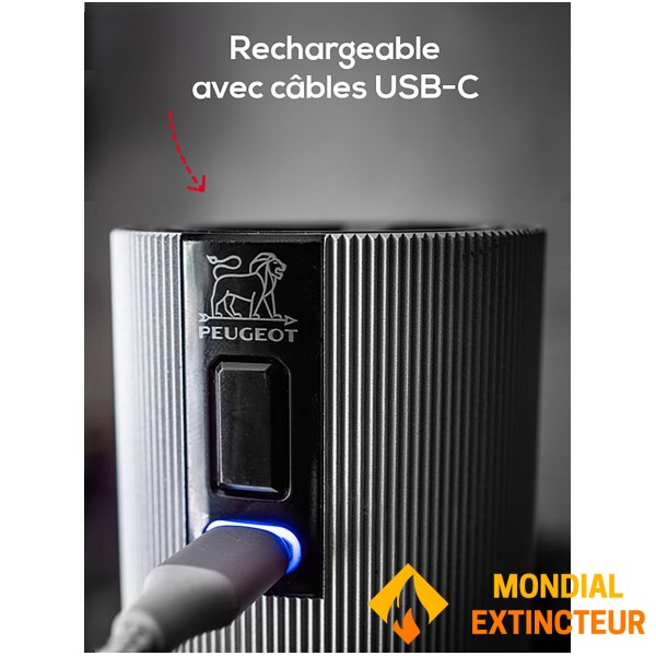 Peugeot PSP - Moulin à sel électrique Line rechargeable - 15 cm