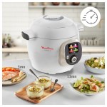 Moulinex - Multicuiseur intelligent Cookeo+ 180 recettes Blanc