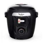 Moulinex - Multicuiseur intelligent Cookeo 9-en-1 Noir + Extra