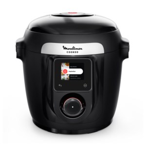 Moulinex - Multicuiseur intelligent Cookeo 9-en-1 Noir + Extra
