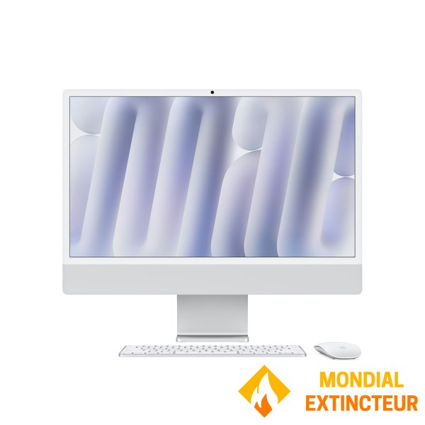 Apple - Ordinateur iMac 24" Puce M4 256Go - Argent
