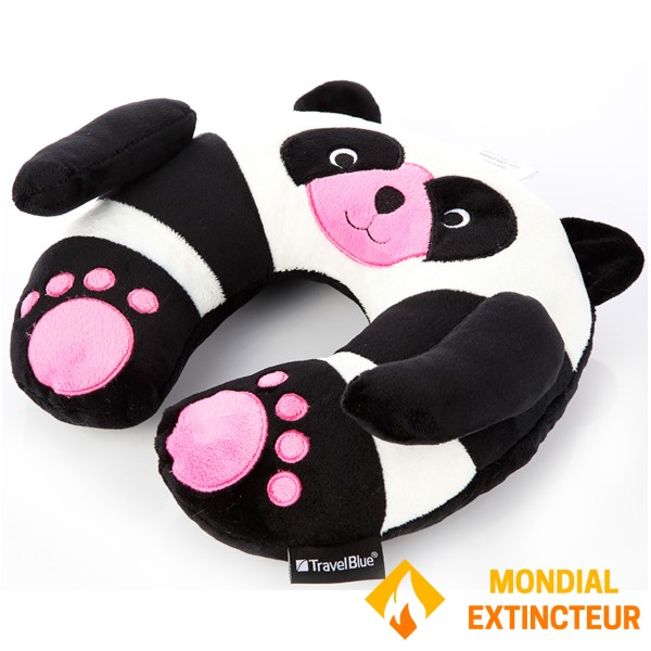 Travel Blue - Oreiller de voyage Chichi le Panda - Taille Enfant