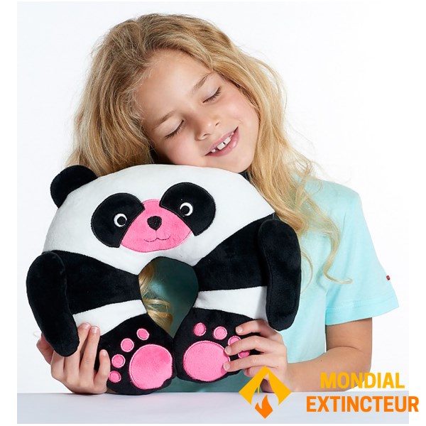 Travel Blue - Oreiller de voyage Chichi le Panda - Taille Enfant