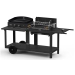 Le Marquier - Pack barbecue /plancha  Mendy Et Alde Pure Grill Noire