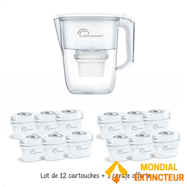 Little Balance - Pack filtration 12 cartouches + carafe Claire 