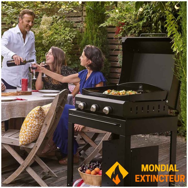 Le Marquier - Pack Plancha Amalia 360 + Chariot + Couvercle