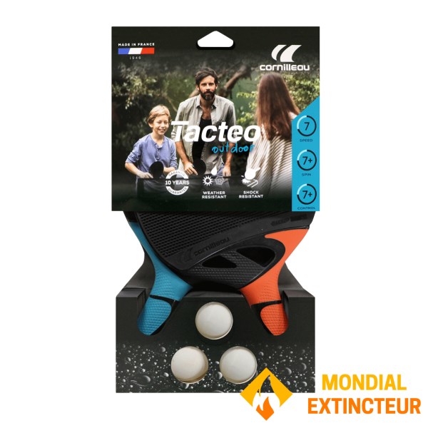 Cornilleau - Pack Raquettes Ping Pong TACTEO Pack Duo
