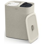 Joseph Joseph - Panier à linge Tota Duo 90L crème