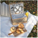 Livoo - Panier pique nique Pour 4 personnes en osier